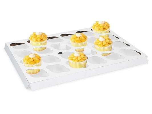 Twenty Four Mini Cupcake Inserts 14 X 10 X 3/4