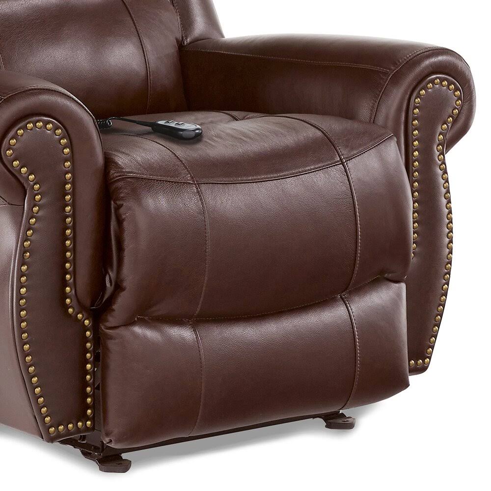 39.75 Wide Genuine Leather Manual Wall Hugger Standard Recliner  Motion Type