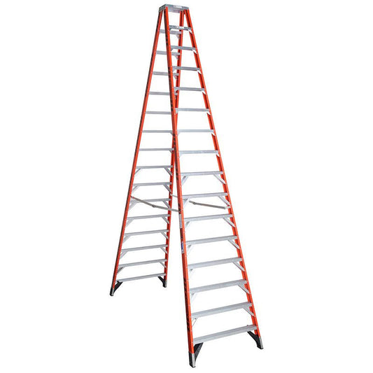 T7416 16 Type Ia Fiberglass Twin Ladder