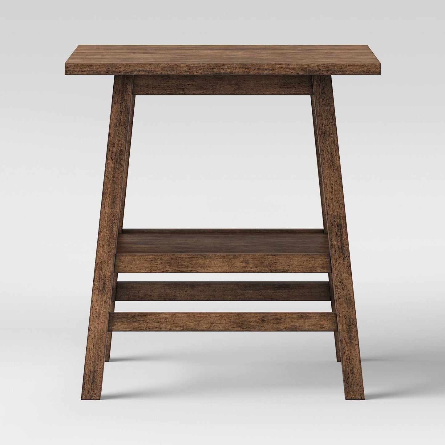 Wood End Table Weathered Brown -