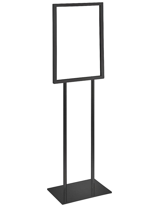 Standing Sign Holder - Single Tier, 14 X 22, Black -  - H-5712bl