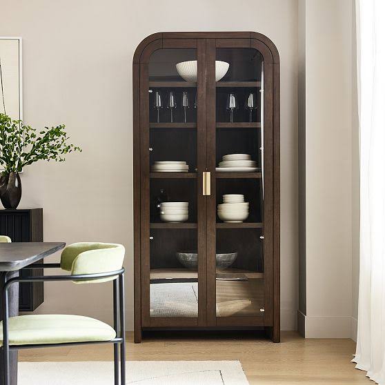 Whitney 80h Tall Cabinet With Glass