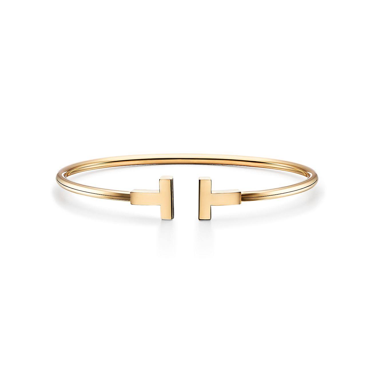 T Wire Bracelet In 18k