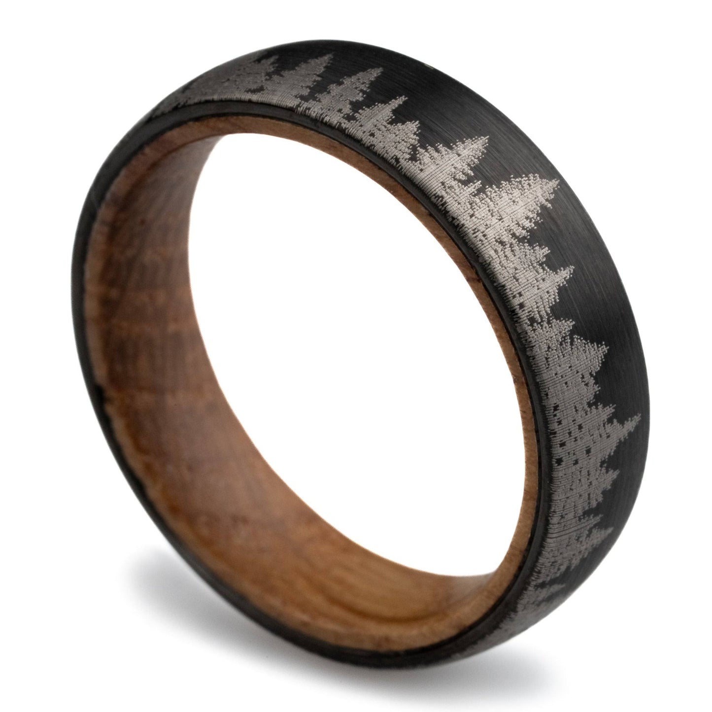 Adventurer Ring Whiskey Barrel Wood Sleeve