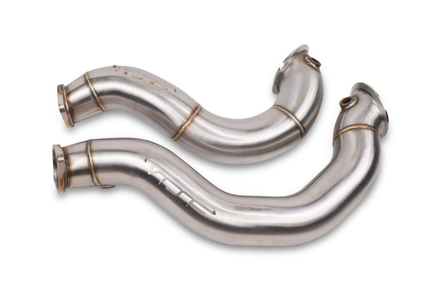 3 Cast Stainless Steel Catless Downpipes N54 V2 2007 2010 Bmw 335i / 2008