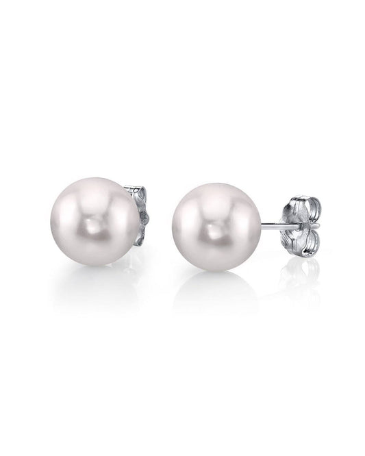 Akoya Round Pearl Stud Earrings