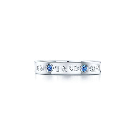 1837 Ring In Silver With Sapphires