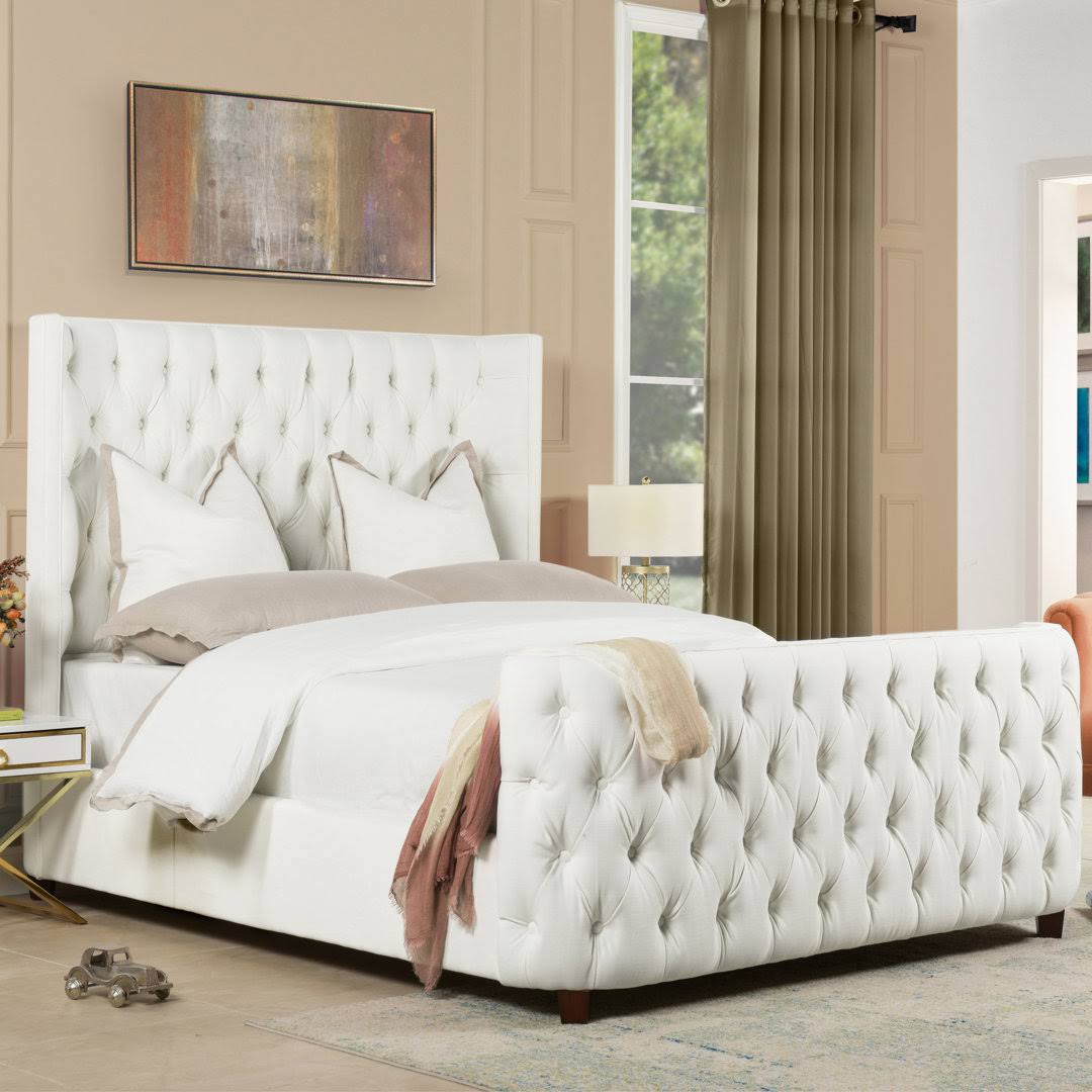 Tufted Upholstered Low Profile Standard Bed Rosdorf Park