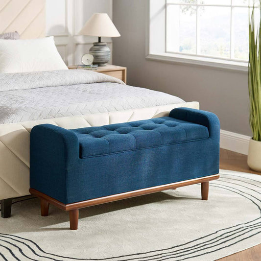 Upholstered Flip Top Storage Bench  Color/Pattern