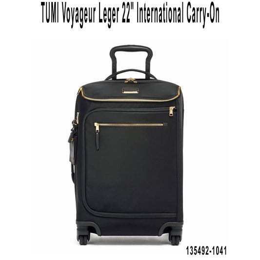 Voyageur Leger 22 International Carry-On 135492-1041 - Black/Gold - Luggage