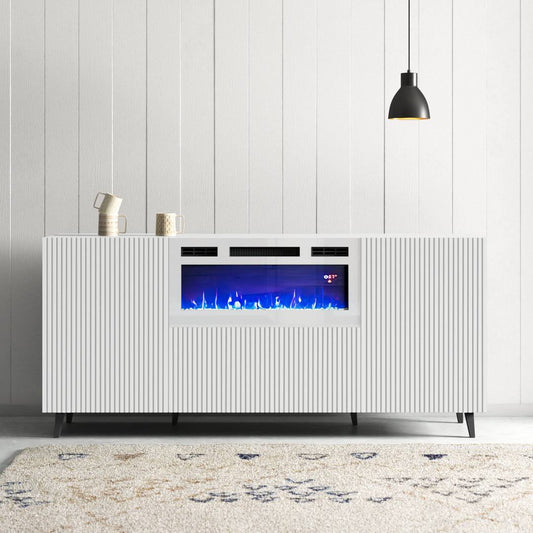 Wh-Ef Electric Fireplace 71 Sideboard