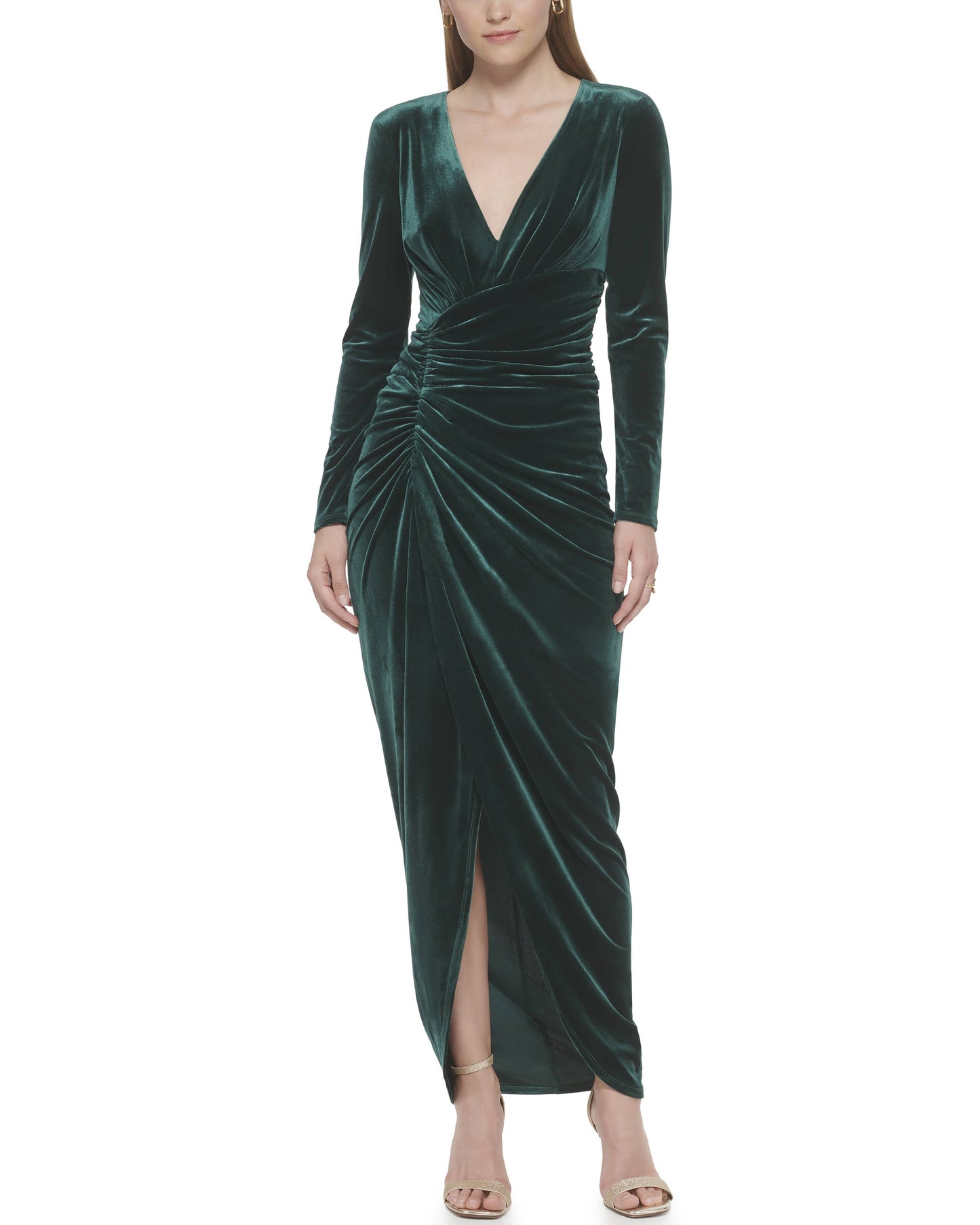 Velvet Evening Gown