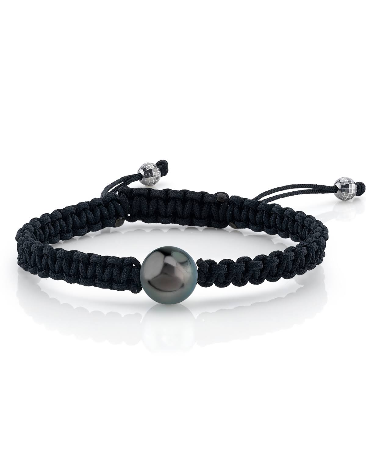 Tahitian South Sea Pearl Braided Wave Bracelet