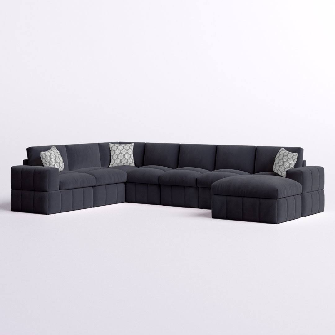 159 Wide Reversible Modular Sofa & Chaise Upholstery