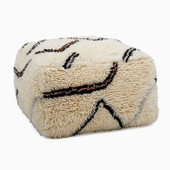 Wanderer Shag Pouf