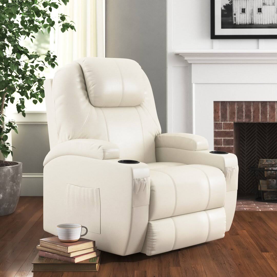 33.5 Wide Power Swivel Standard Recliner