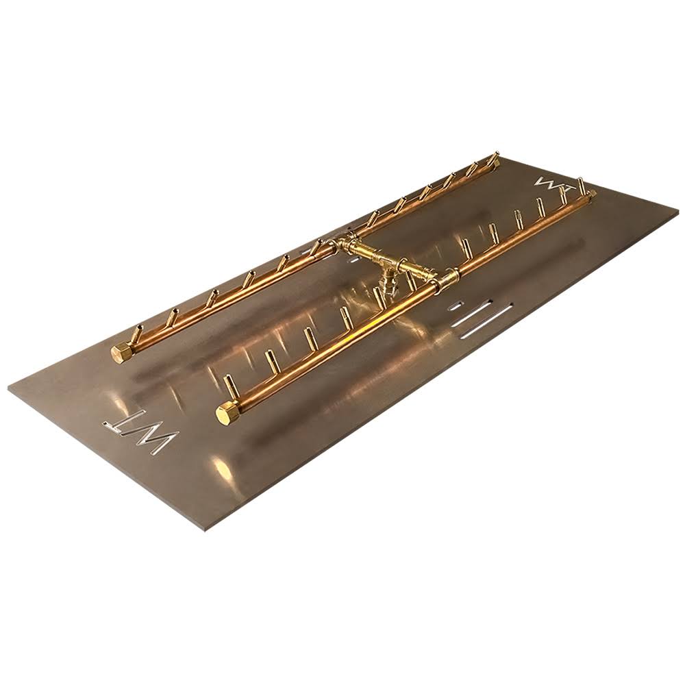 Trends Crossfire Cfbh Match Light H-Style Brass Fire Pit Burner