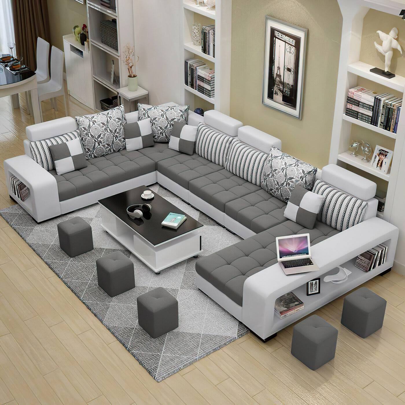 142 Wide Modular Corner Sectional  Orientation