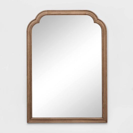 30 X 42 French Country Wall Mirror Brown -