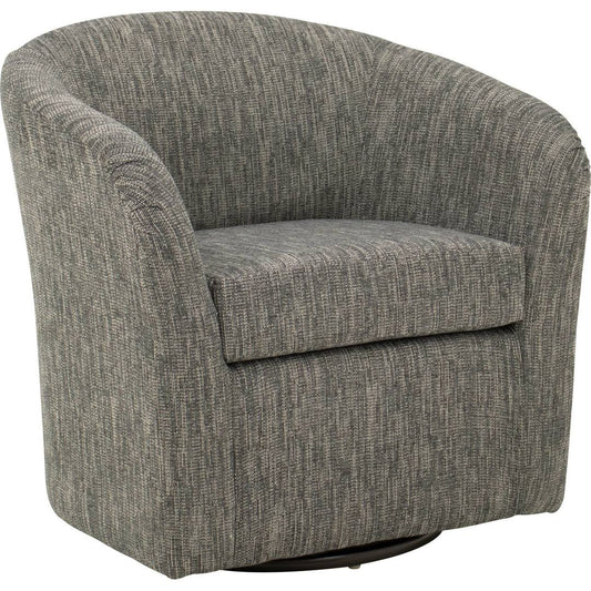 30.5 W Polyester Swivel Barrel Chair  Body Fabric