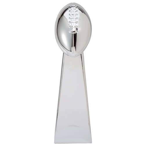 Trophy Replica Chrome Fantasy Football Award W/ Custom Text