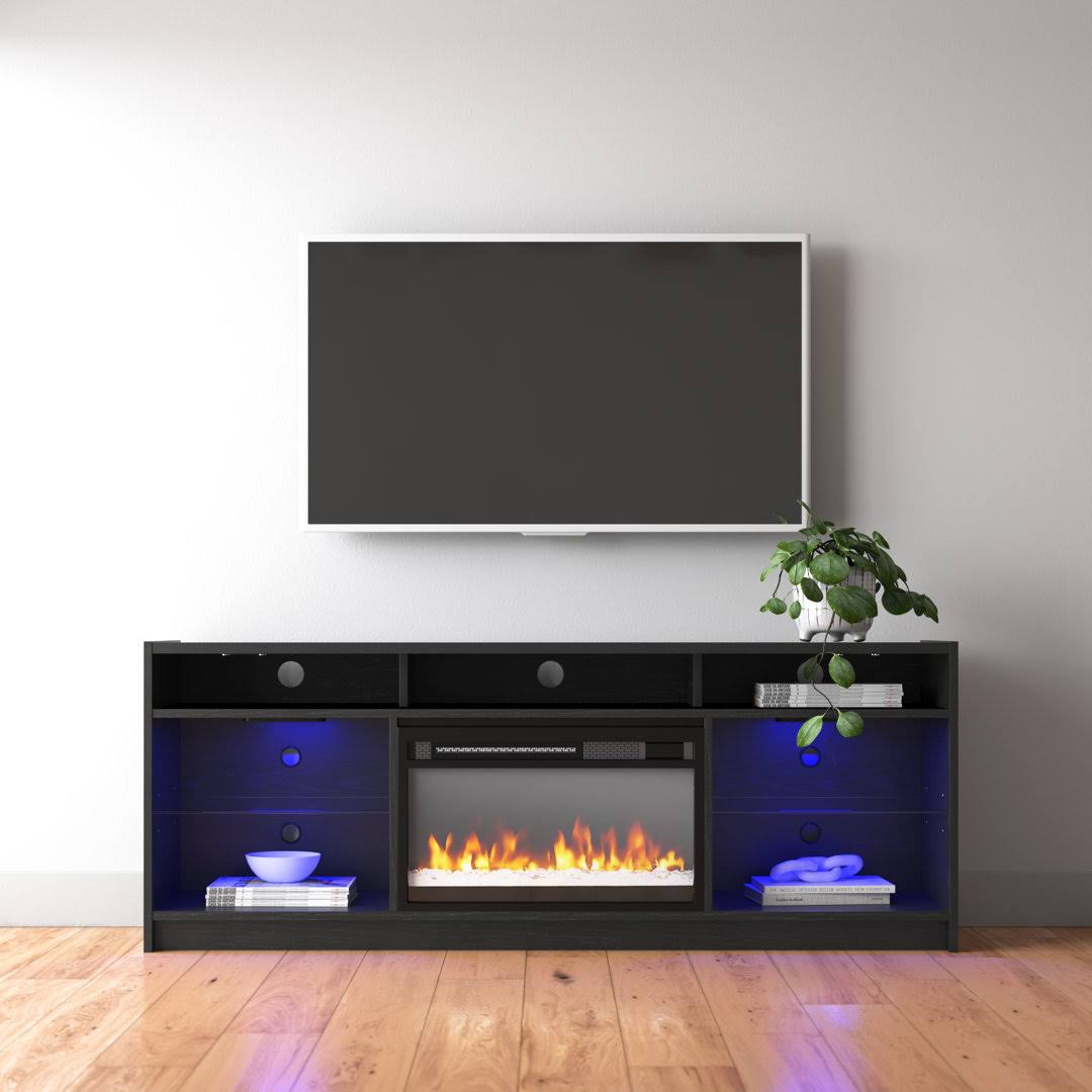 Tv Stand For Tvs Up Electric Fireplace