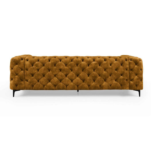 93.3 Velvet Flared Arm Sofa Rosdorf Park Fabric