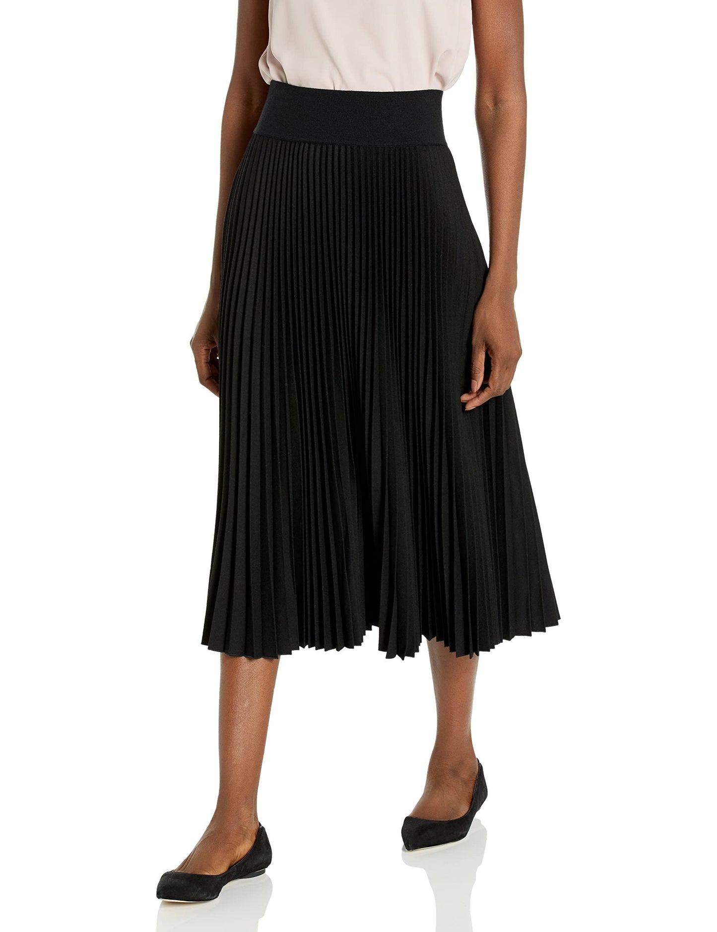 Womens Combo Pleated Skirt