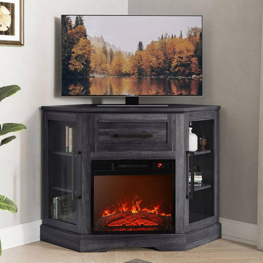 Tv Stand For To 43 With Electric Fireplace Included