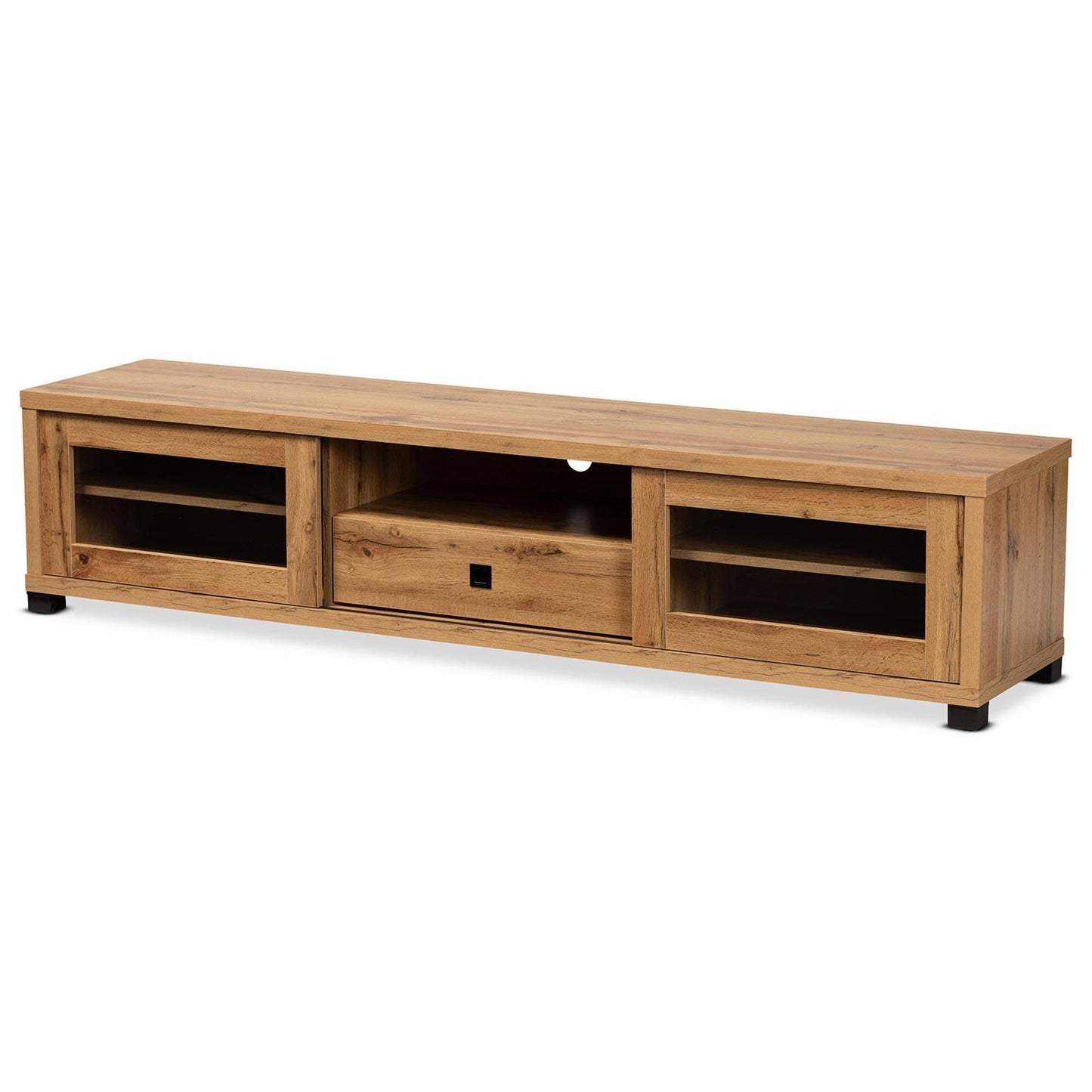 Studio Kaysa 2-Drawer Tv Stand In Brown Oak