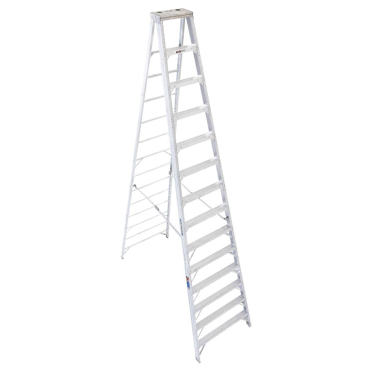 414 14 Ft. 300 Lb. Load Capacity Aluminum Stepladder