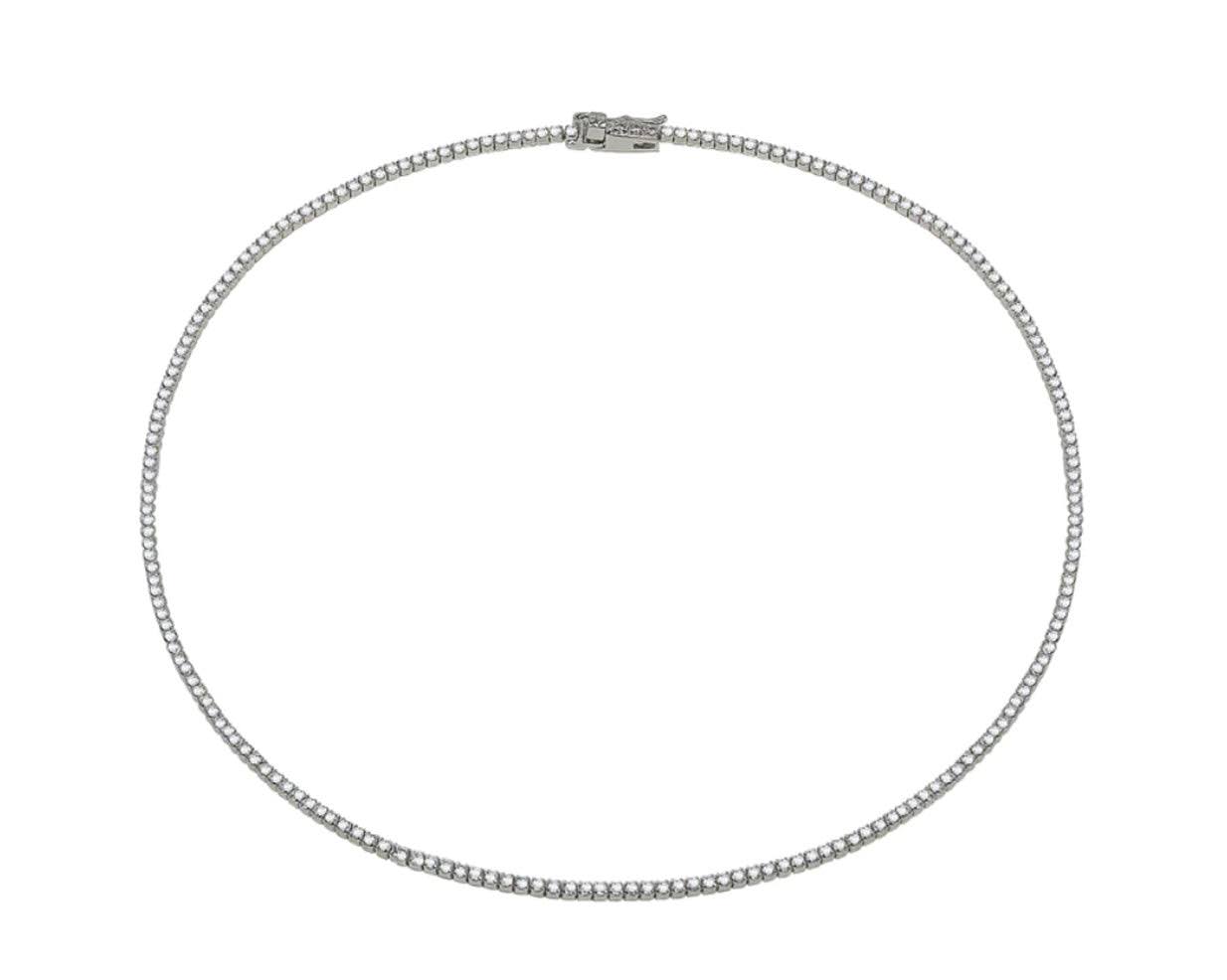 The Thin Tennis Necklace