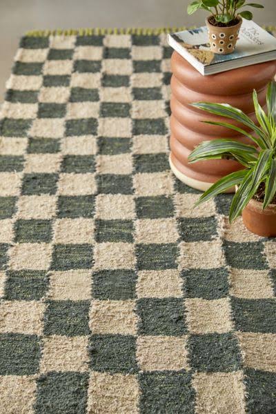 Woven Shag Rag Rug In Cedar At