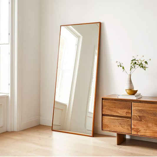 Thin Wood Frame Mirror