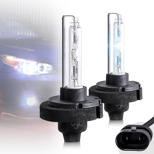 2pcs D2h/H7 Xenon Bulbs Conversion Hid Kit With Ballast 12v 55w 6000k