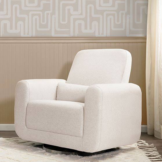 Tuba Extra Wide Swivel Glider In Eco-Performance Fabric