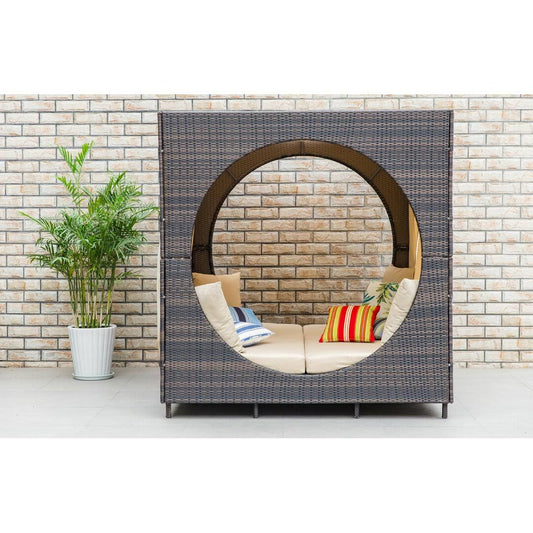 72 Wide Wicker Patio Daybed With Cushions