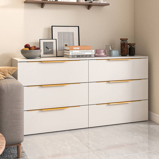 62.9 W Double Dresser With 6 Drawers