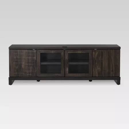 Storage Tv Stand For Tvs Up To 75 Inch Weathered Pine