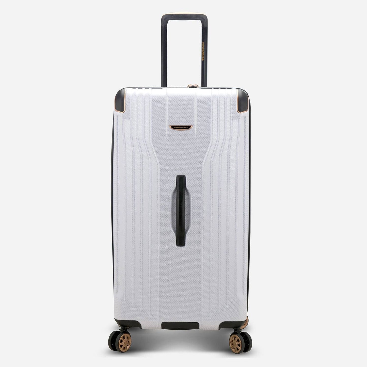 Adventurer Large Trunk Luggage With 4 Spinner Wheels