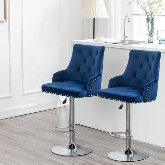 Swivel Adjustable Height Bar Stool Rosdorf Park Pack