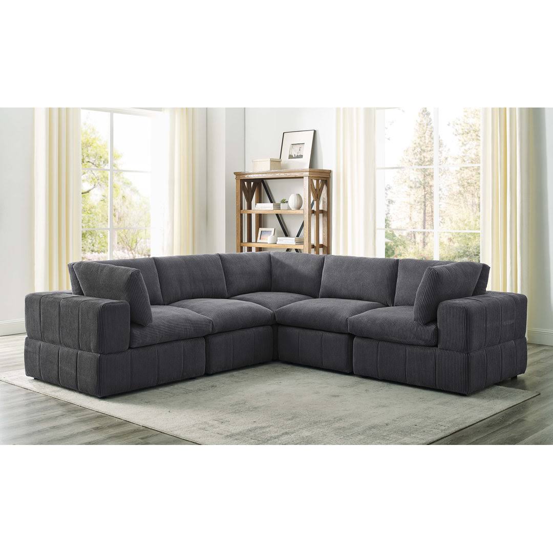 108.5 Wide Symmetrical Modular Corner Sectional  Body Fabric