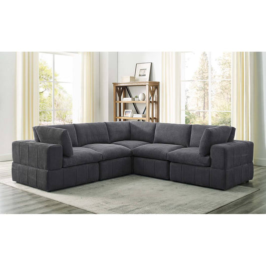 108.5 Wide Symmetrical Modular Corner Sectional  Body Fabric