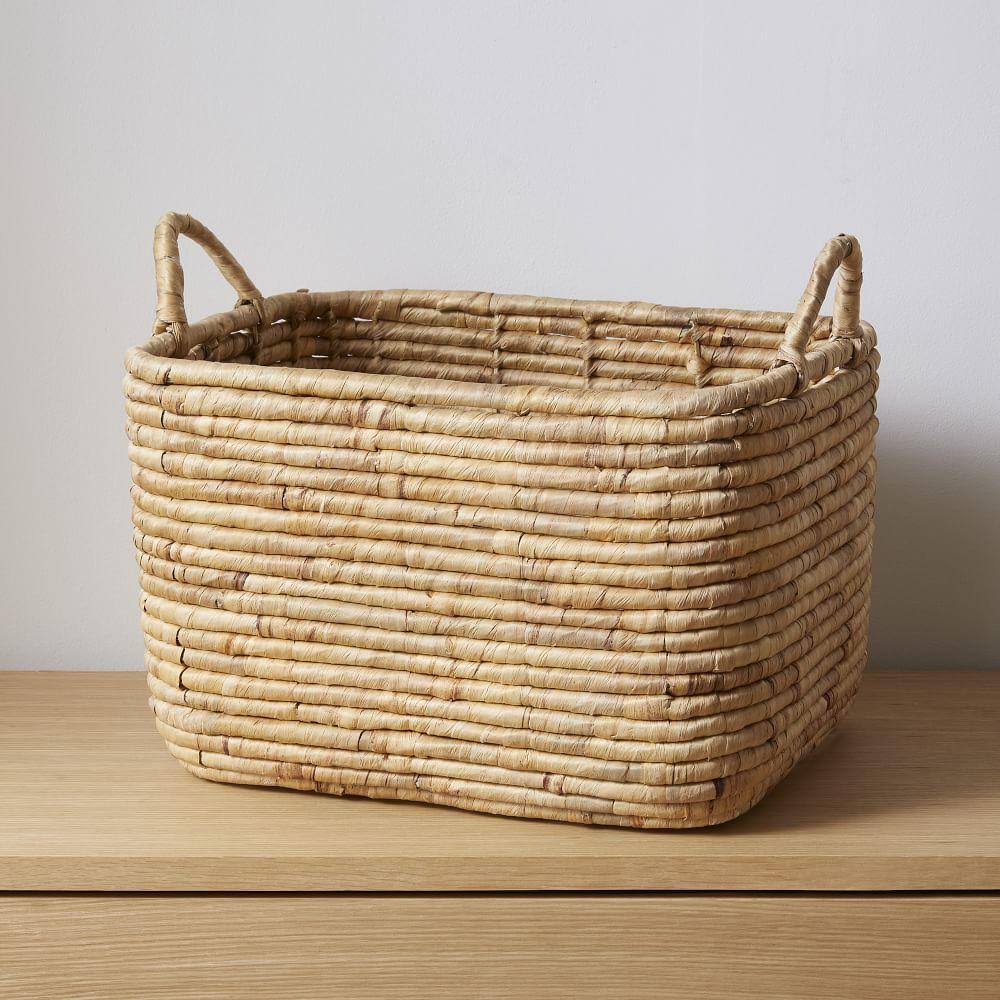 Woven Seagrass Handle Baskets