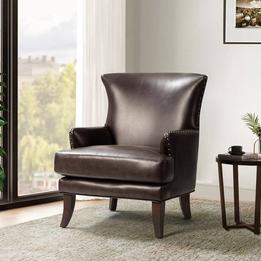 Vegan Leather Arm Chair  Leather Type