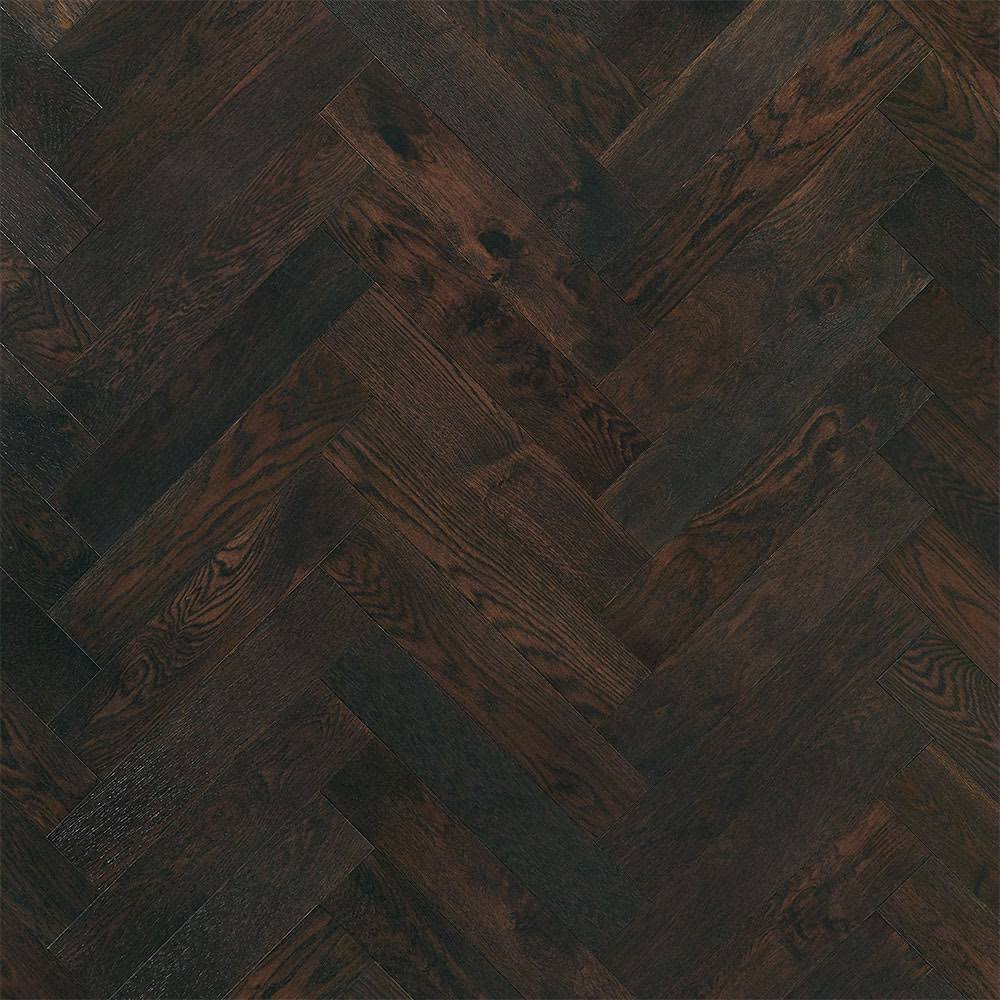 9/16 In. Capitol Peak Herringbone Wire Brushed Engineered Hardwood 4.92 In. Wide