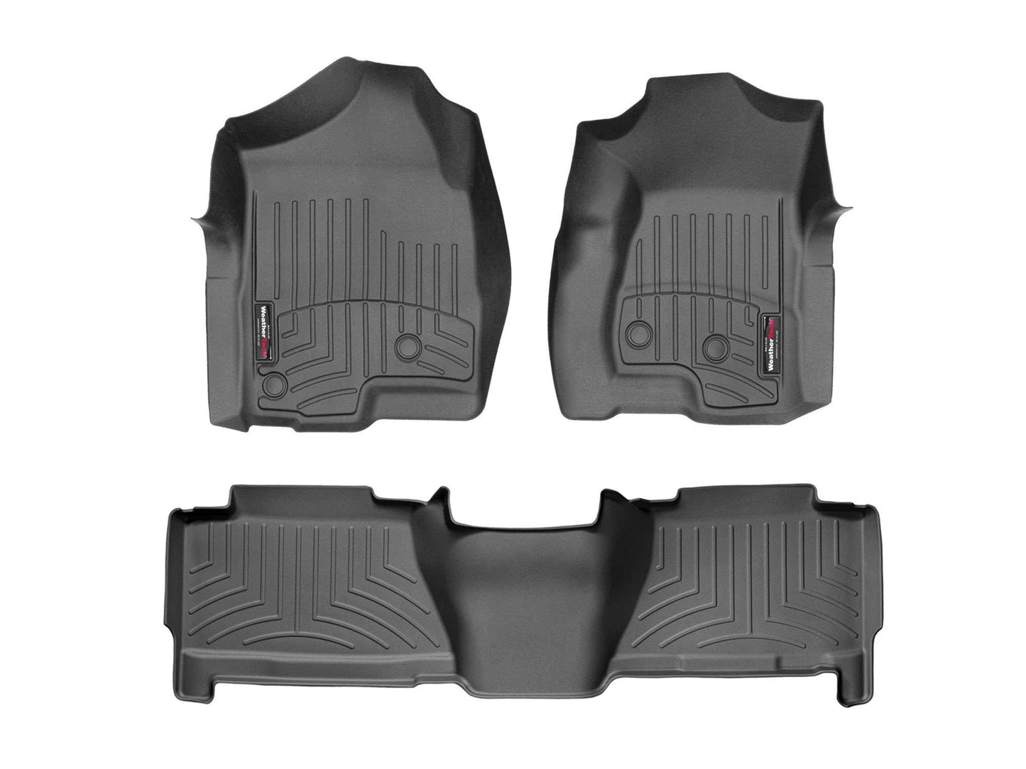 440031-440612 - 2004 - 2006 Chevrolet Silverado Black 1st & 2nd Row Floorliner