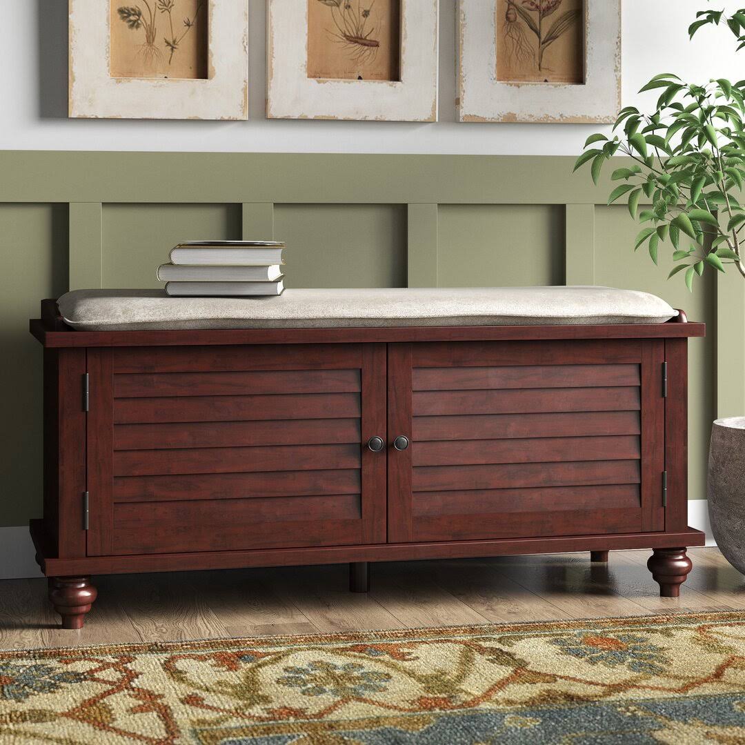 Velvet Cabinet Storage Bench