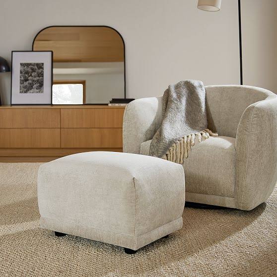 Addie Arm Chair Ottoman