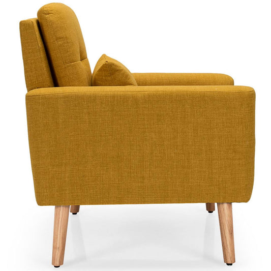 77.47cm Wide Linen Armchair  Fabric